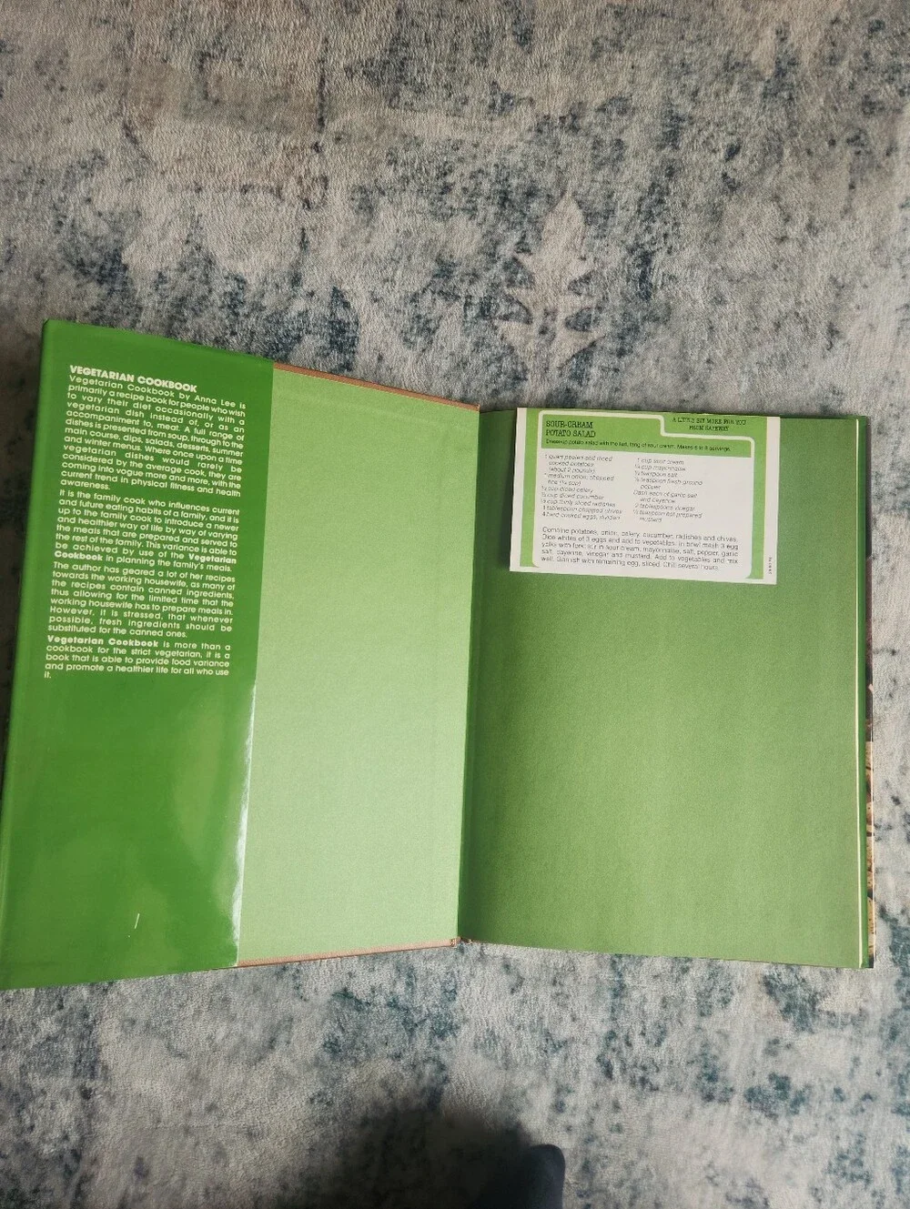 Vintage Vegetarian Cook Book By Anna Lee